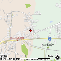京都府与謝郡与謝野町岩屋21周辺の地図