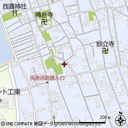 鳥取県境港市外江町2936周辺の地図
