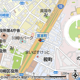 宮本町周辺の地図