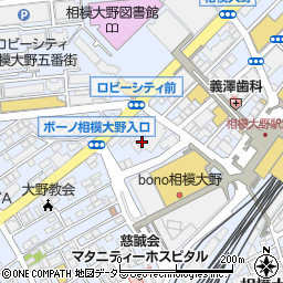 神奈川県相模原市南区相模大野3丁目1周辺の地図