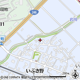 神奈川県横浜市緑区いぶき野51-6周辺の地図