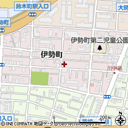 神奈川県川崎市川崎区伊勢町周辺の地図