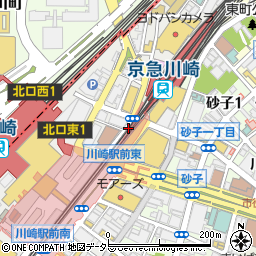 京急ストア川崎店周辺の地図