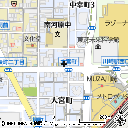 ザ・サンラウンジ川崎店周辺の地図