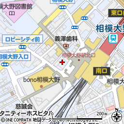神奈川県相模原市南区相模大野3丁目12周辺の地図