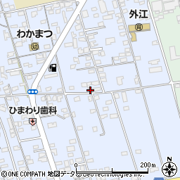鳥取県境港市外江町1998周辺の地図