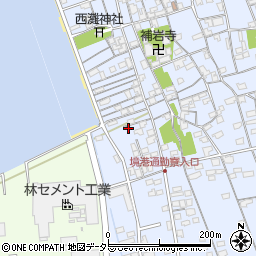 鳥取県境港市外江町3434周辺の地図