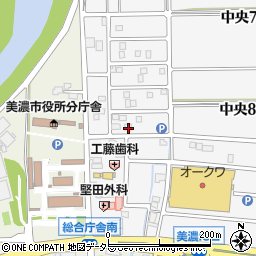 岐阜県美濃市中央10丁目周辺の地図