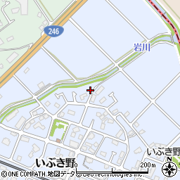 神奈川県横浜市緑区いぶき野51-14周辺の地図