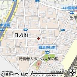 神奈川県川崎市川崎区日ノ出周辺の地図