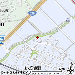 神奈川県横浜市緑区いぶき野51-8周辺の地図