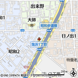 華屋与兵衛 川崎大師店周辺の地図