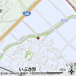 神奈川県横浜市緑区いぶき野51-28周辺の地図