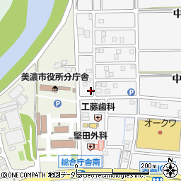 岐阜県美濃市中央10丁目264周辺の地図