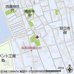 鳥取県境港市外江町2932周辺の地図