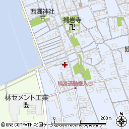 鳥取県境港市外江町3436周辺の地図