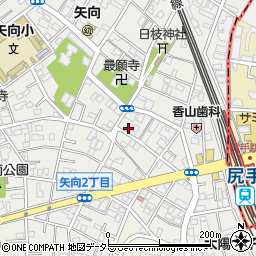 越田屋豆腐店周辺の地図