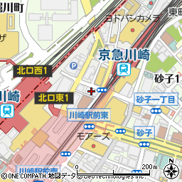 東建コーポレーション株式会社　川崎東支店周辺の地図