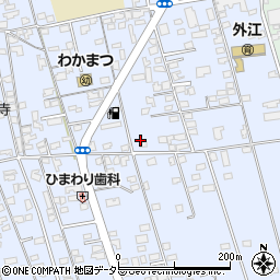 鳥取県境港市外江町1997周辺の地図