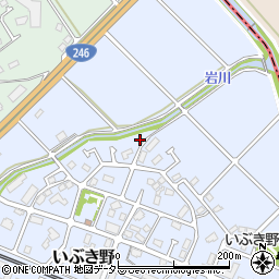 神奈川県横浜市緑区いぶき野51-17周辺の地図