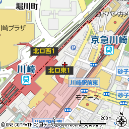 川崎駅前クリニック周辺の地図