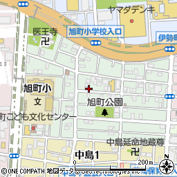 神奈川県川崎市川崎区旭町周辺の地図