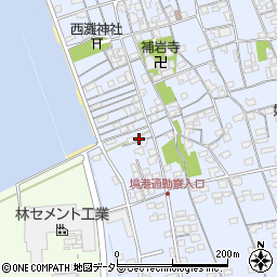 鳥取県境港市外江町3451周辺の地図