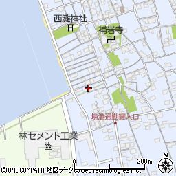 鳥取県境港市外江町3455周辺の地図