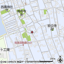 鳥取県境港市外江町2890周辺の地図