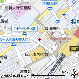 神奈川県相模原市南区相模大野3丁目13-13周辺の地図