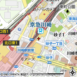 京急ＥＸイン京急川崎駅前周辺の地図