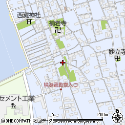 鳥取県境港市外江町3441周辺の地図
