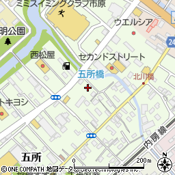 千葉県市原市五所1721周辺の地図