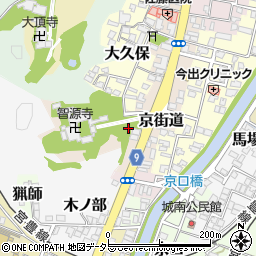 京都府宮津市京街道周辺の地図
