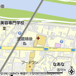 ブックオフ・スーパーバザー・綱島樽町周辺の地図