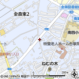 東京都町田市金森東周辺の地図