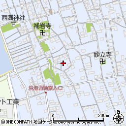 鳥取県境港市外江町2888周辺の地図