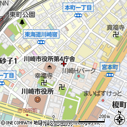 セザール川崎周辺の地図
