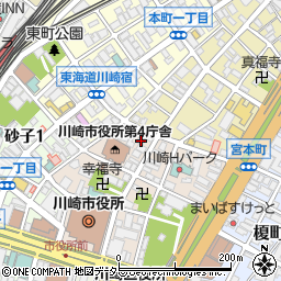 セザール川崎周辺の地図