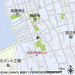 鳥取県境港市外江町3443周辺の地図