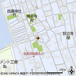 鳥取県境港市外江町2917周辺の地図