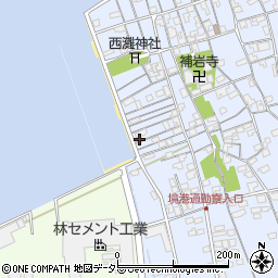 鳥取県境港市外江町3478周辺の地図