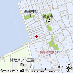 鳥取県境港市外江町3477周辺の地図