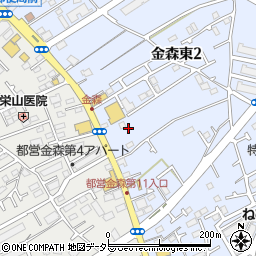 東京都町田市金森東2丁目9周辺の地図