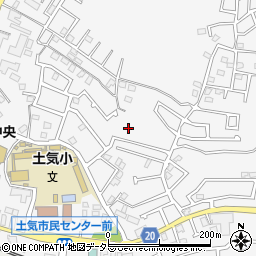 千葉県千葉市緑区土気町周辺の地図