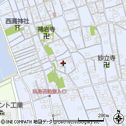 鳥取県境港市外江町2897周辺の地図