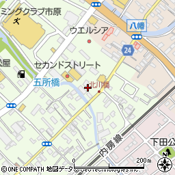 千葉県市原市五所1657周辺の地図