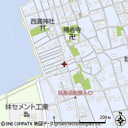 鳥取県境港市外江町3467周辺の地図