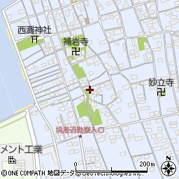 鳥取県境港市外江町2918周辺の地図