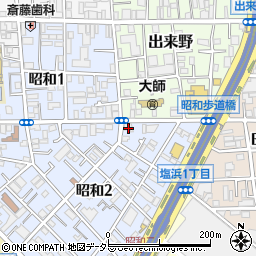 大久保商店周辺の地図